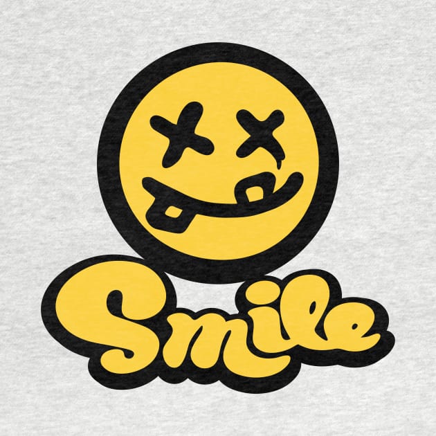 Y2K Asthetic 90'S Retro Smile Emoji Graphic by thatsy2k